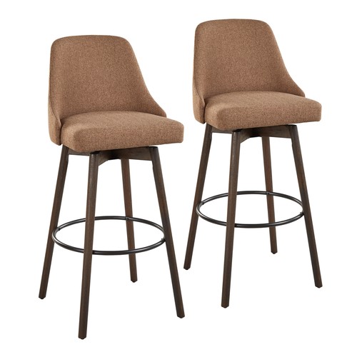 Marcel Upholstered 30" Fixed-height Barstool - Set Of 2
